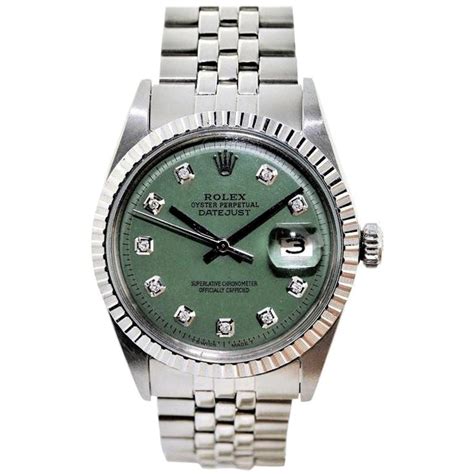 sage green rolex|rolex datejust oyster steel.